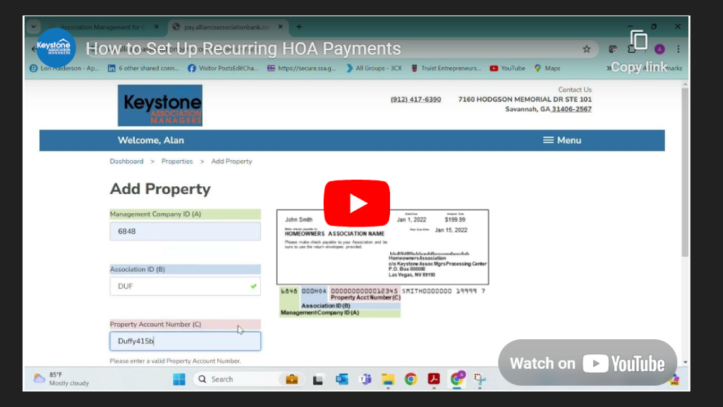 How to Set Up Recurring HOA Payments